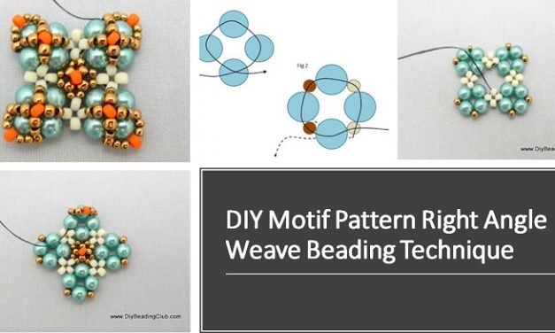 DIY Motif Pattern Right Angle Weave Beading Technique