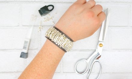 DIY Bracelet Tutorial: Boho Beaded Cuff