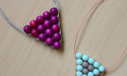 DIY Triangle Necklace – Make and Fable