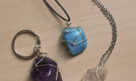 Wire Wrapping a Stone – Netting
