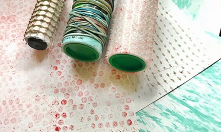 DIY Texture Rollers Using Dollarstore Items